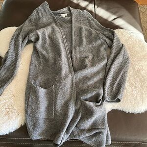Jjill long grey sweater